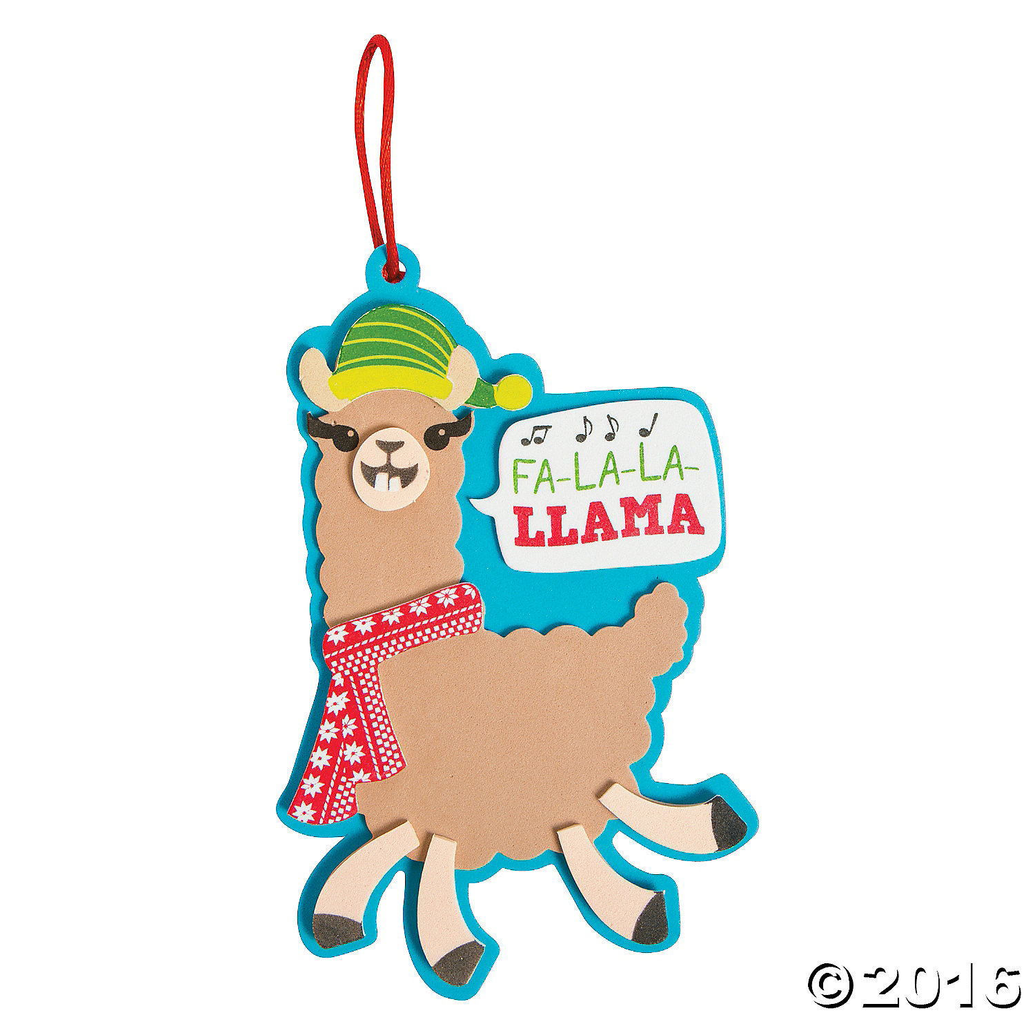 christmas llama ornament craft kit 12 pk party supplies christmas llama ornament craft kit 12 pk party supplies