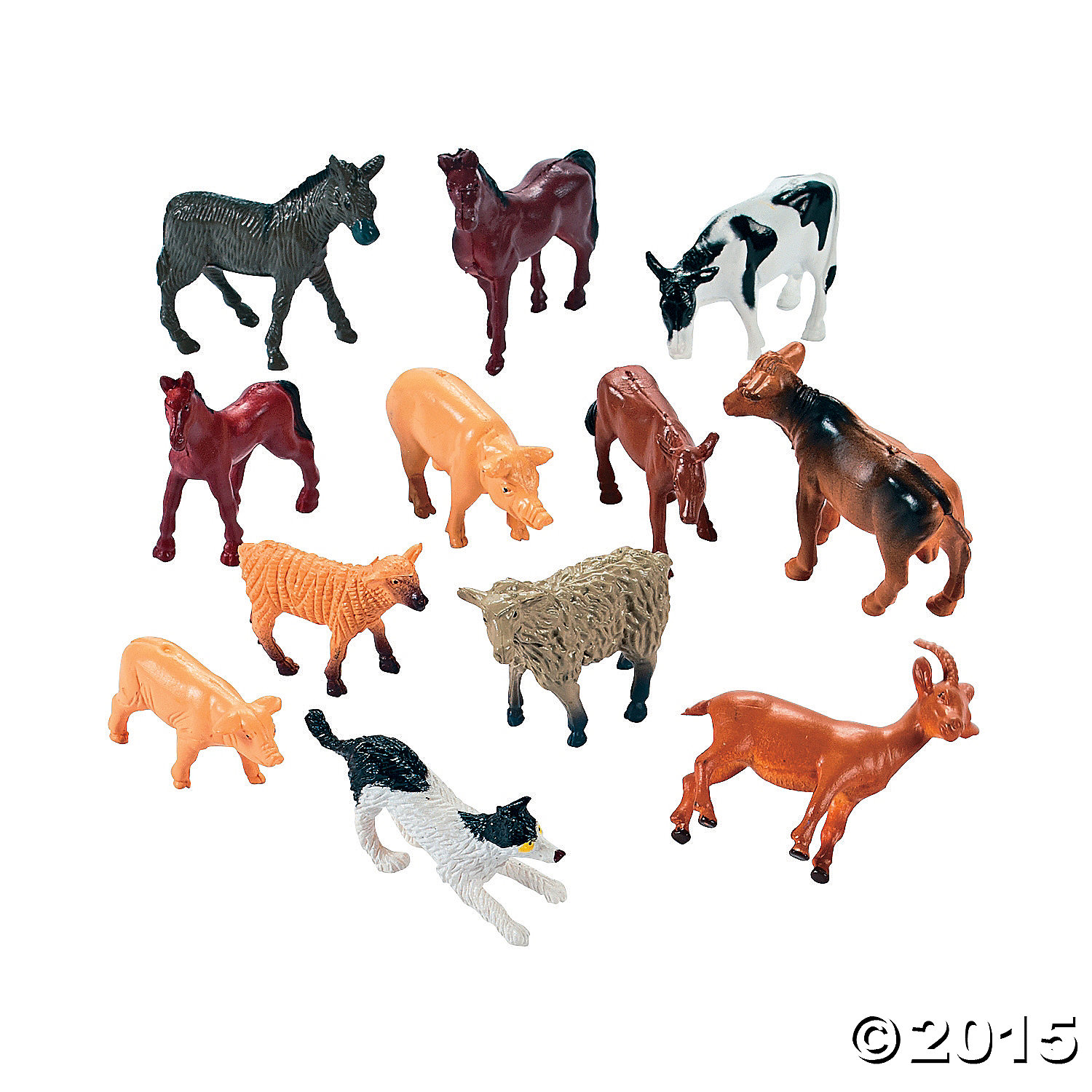 Vinyl Farm Animals 12 Pack Party Supplies Canada Open A