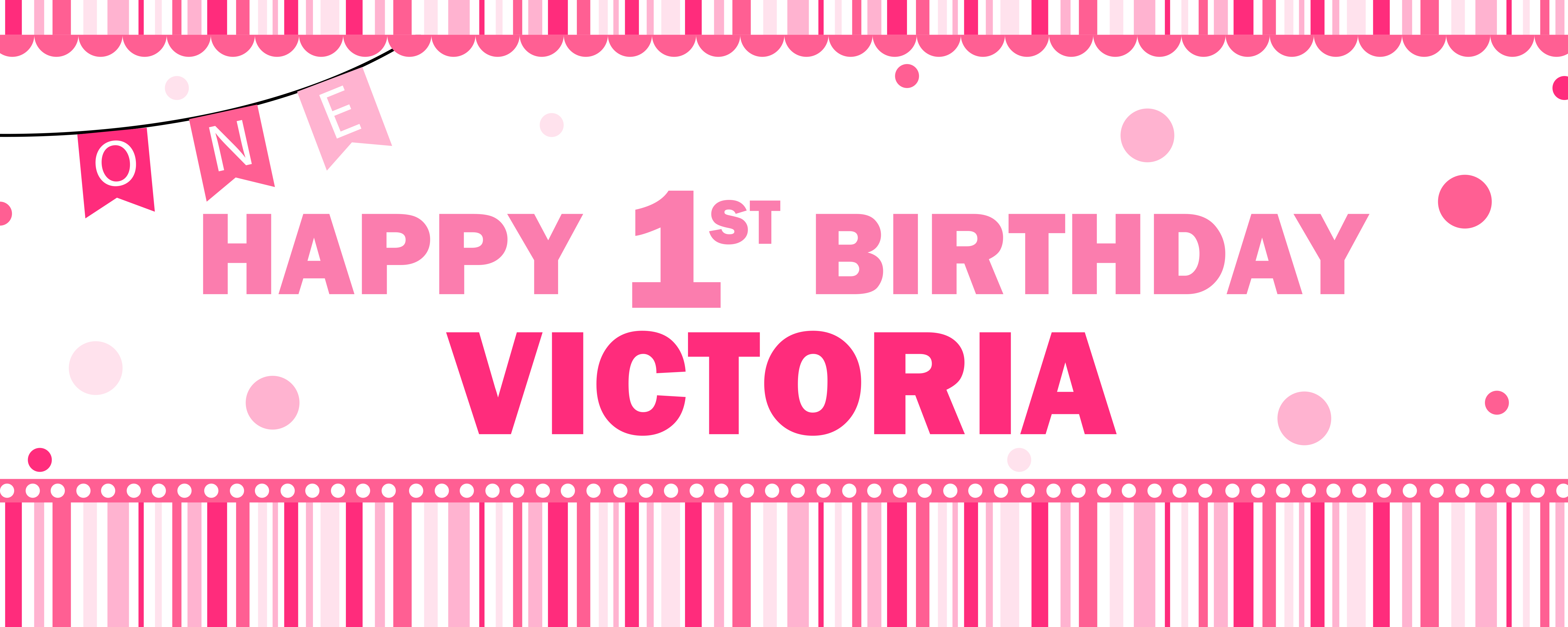 birthday girl banner