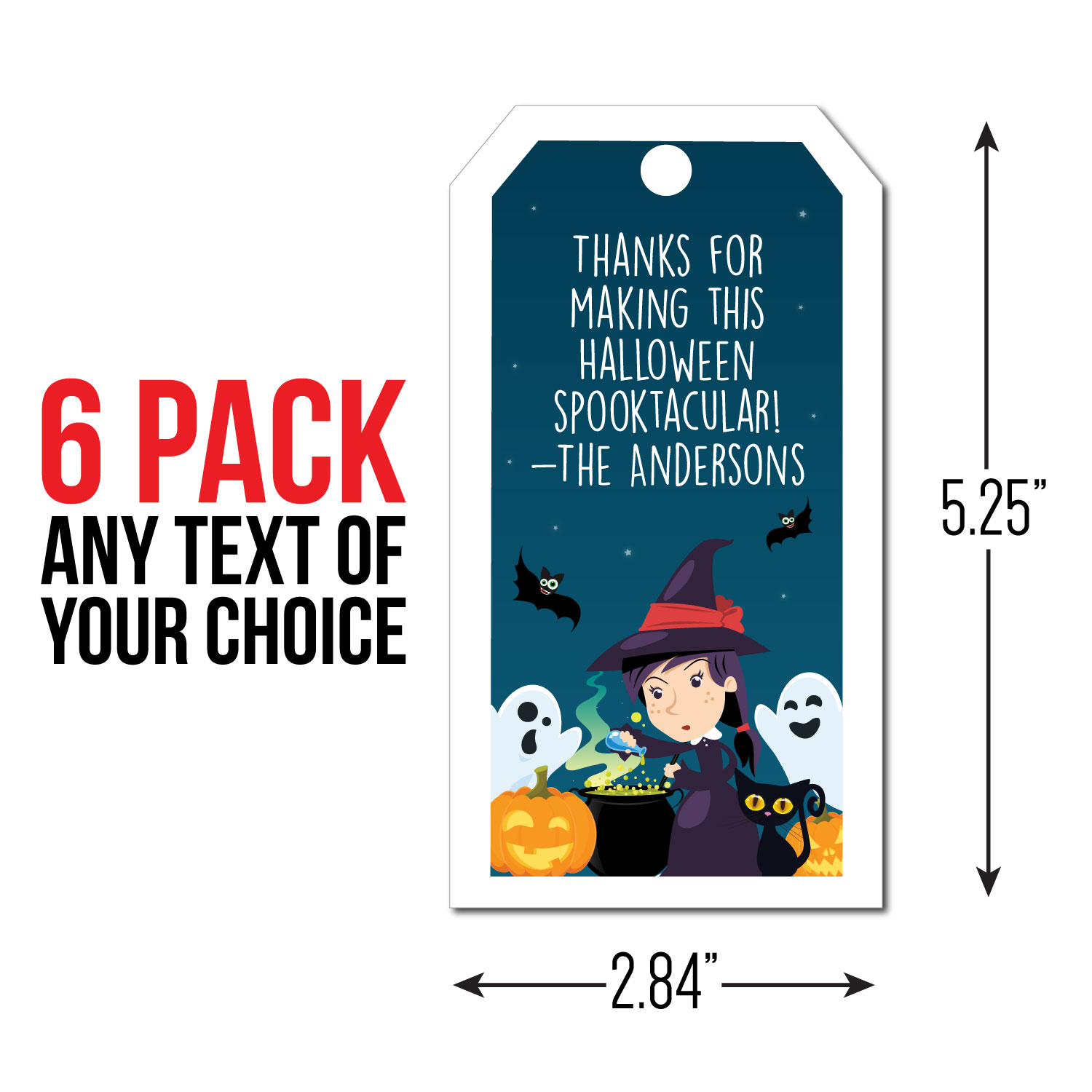 halloween tag template
