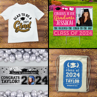PERSONALIZED Graduation Party Supplies