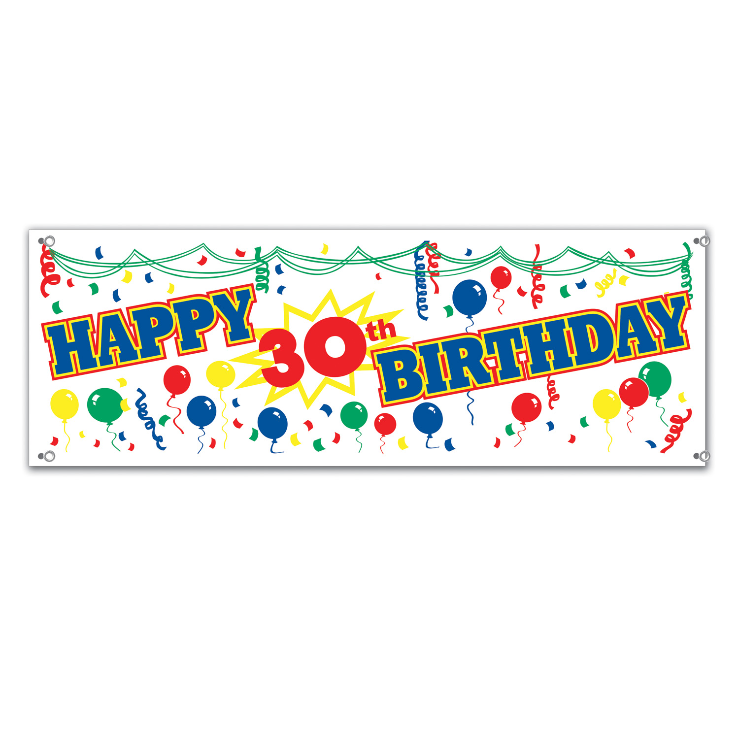 happy 30th birthday banner party supplies canada open a party
