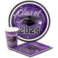 2024 Purple Graduation Supplies