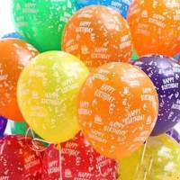 Happy Birthday Latex Balloons