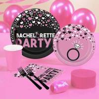 Pink&Black Bachelorette Party Supplies