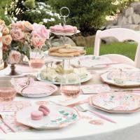 Rose Gold Bridal Shower Party Supplies