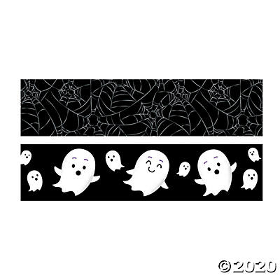 borders bulletin halloween sided 12pk double open