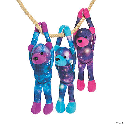 Long Arm 28cm Space Plush Bears - 12Pk