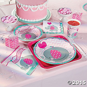 Elephant Pink 1st Birthday Party Supplies Party Supplies Canada