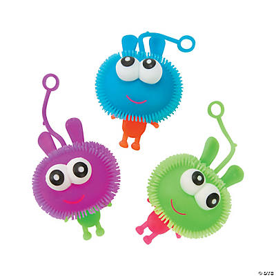 Light-Up Happy Face Puffer Yo-Yos - 12
