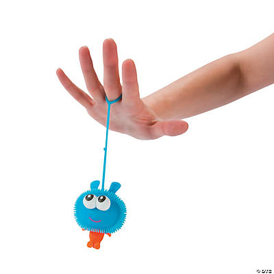Light-Up Happy Face Puffer Yo-Yos - 12