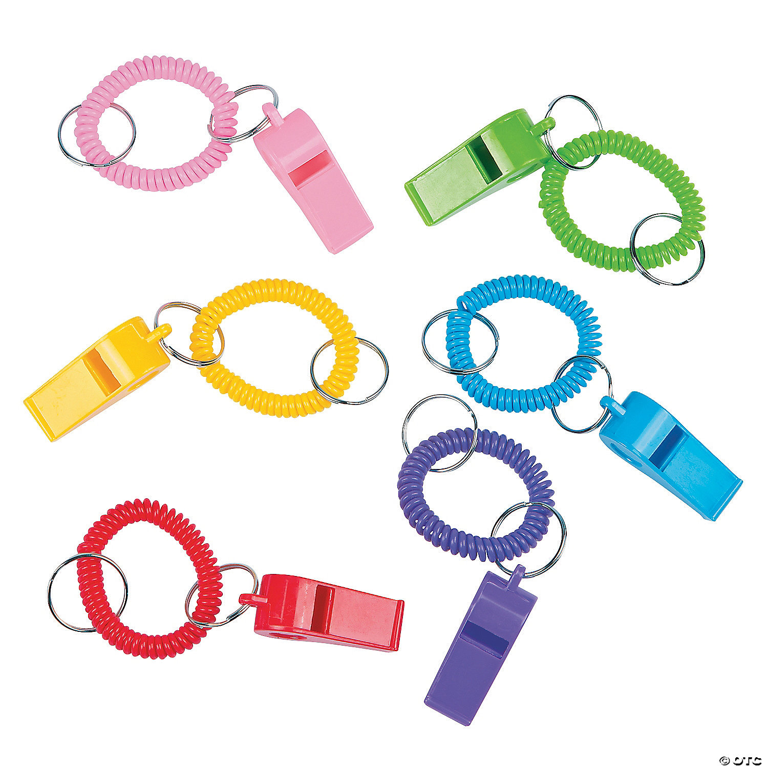 Whistle Expandable Keychains - 36Pk