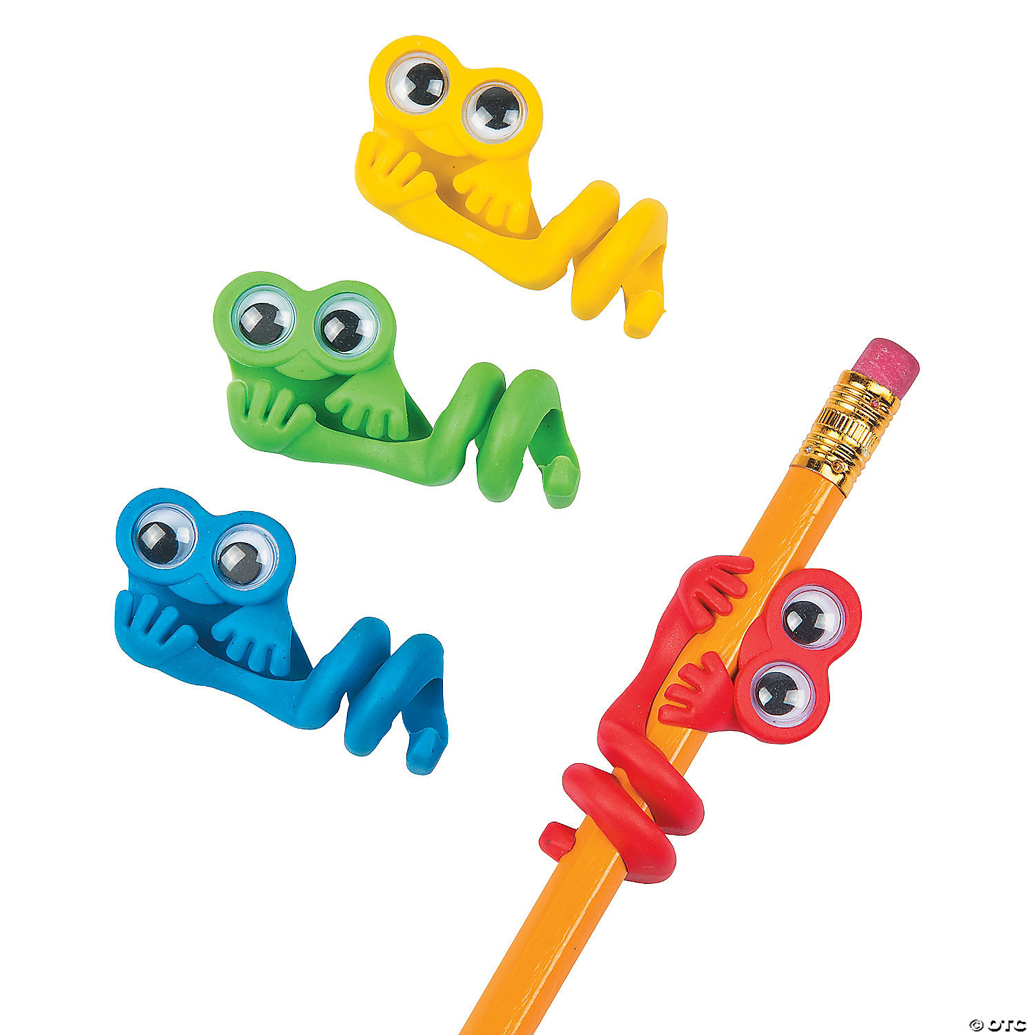 Googly Eyed Monster Pencil Wraps - 12Pk