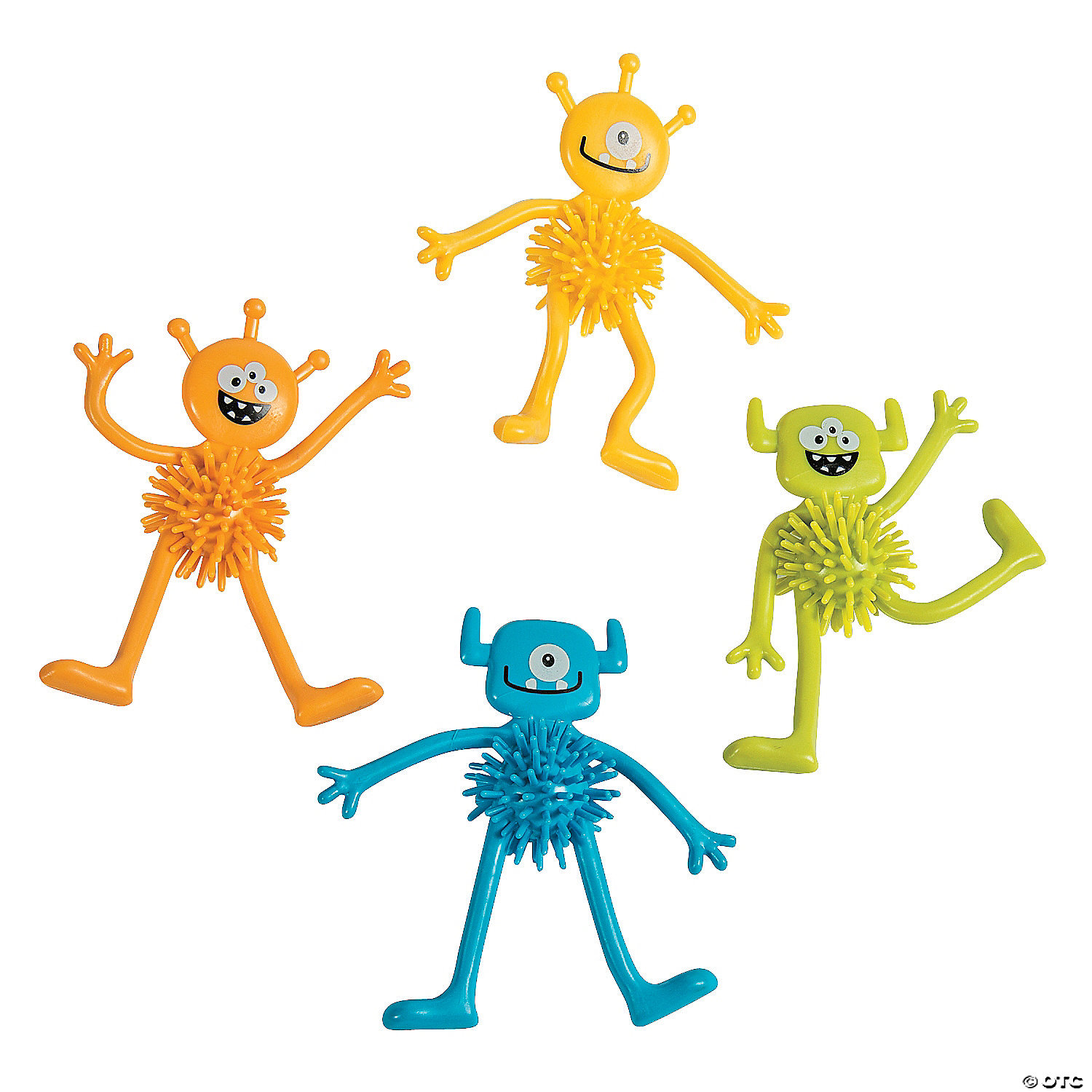 Monster Bendable Porcupine Characters - 24 Pk