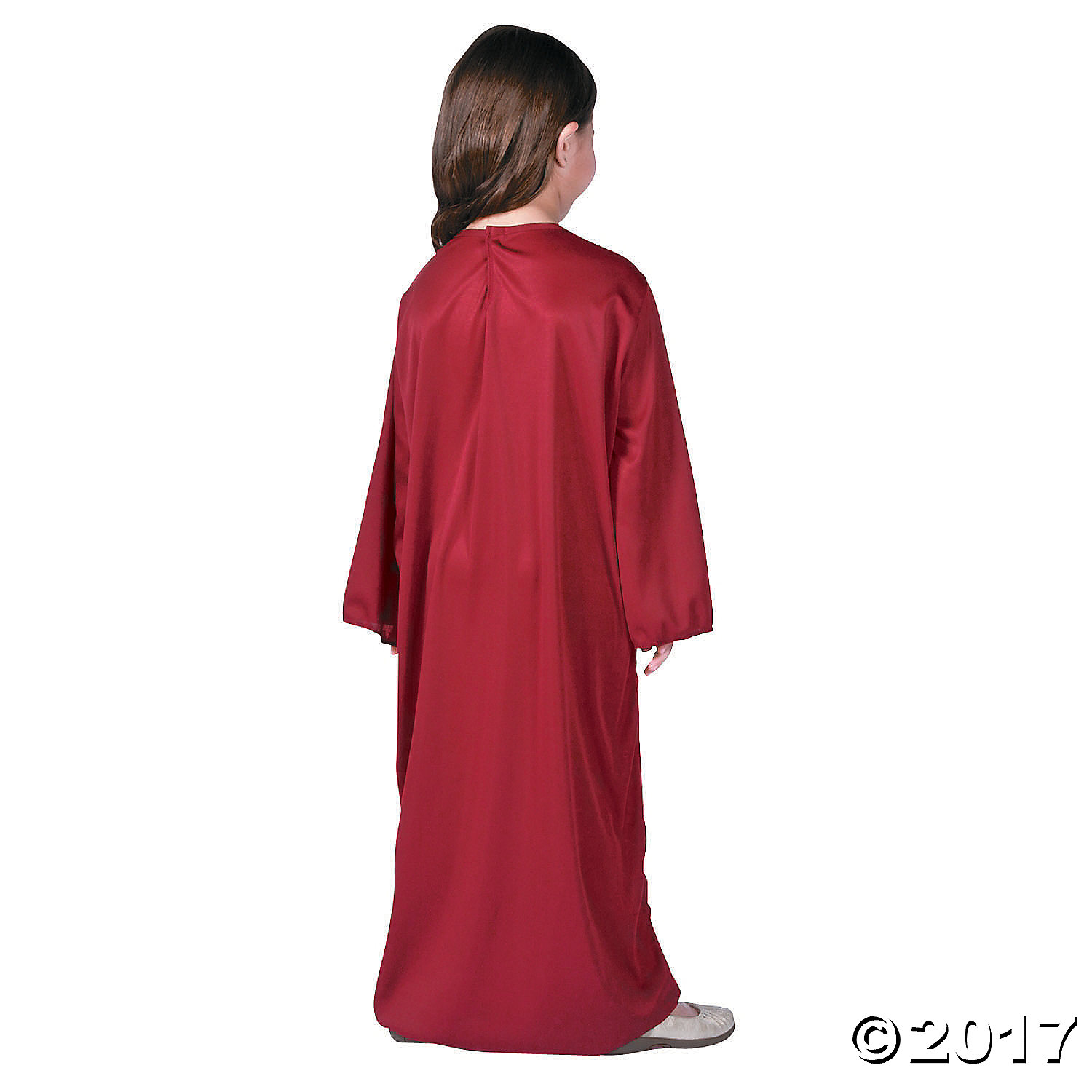 Kid's Small Maroon Nativity Gown