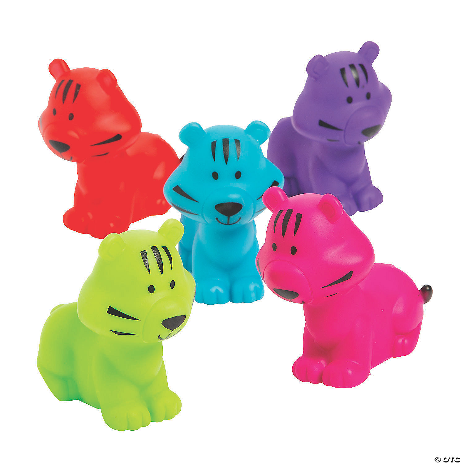 Colourful Tiger Characters - 25Pk