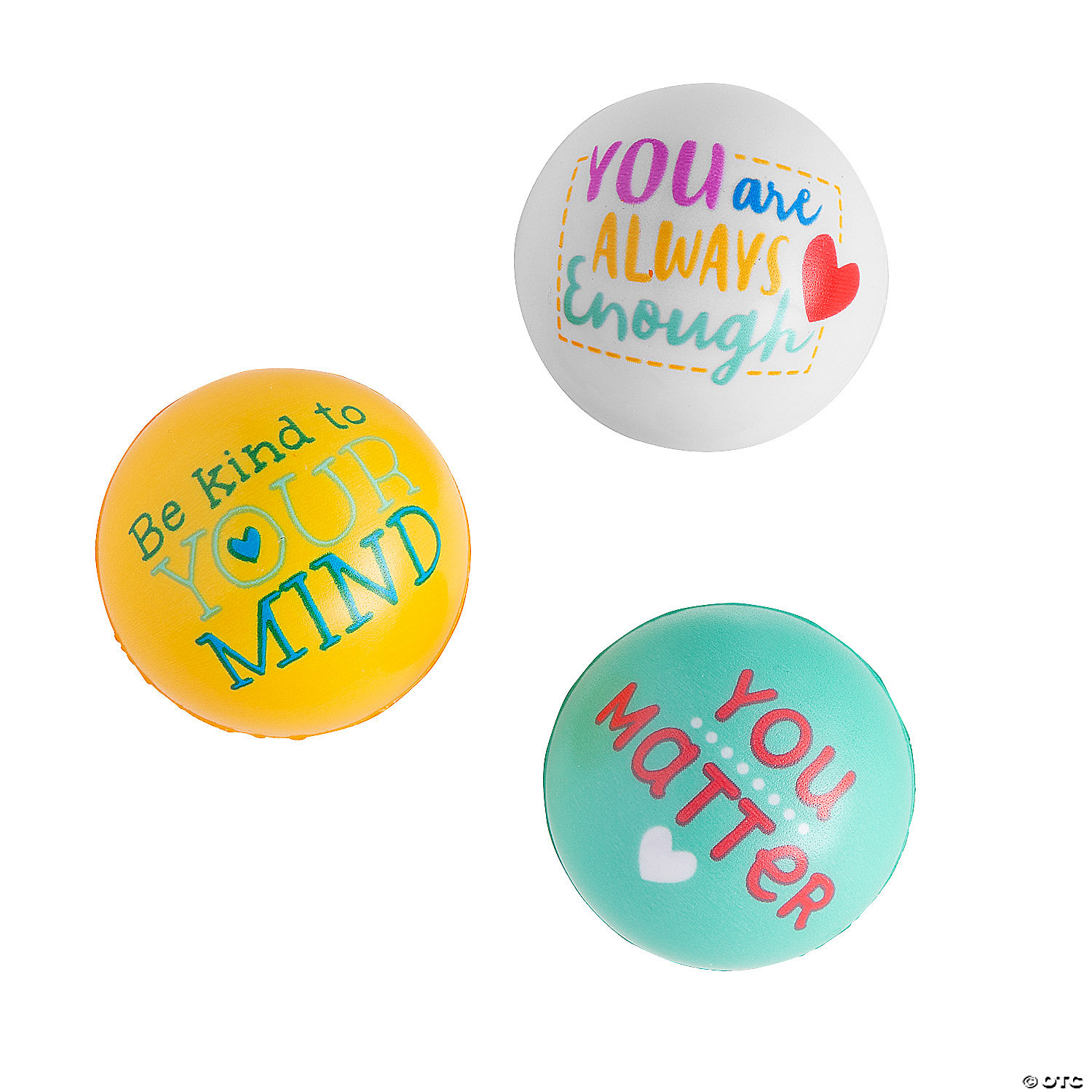 Your Mental Health Matters Stress Balls - 12 Pack