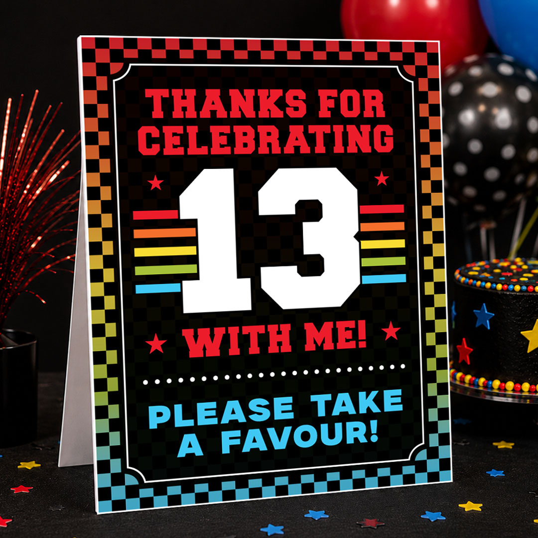 13th Birthday Boy Favours 14