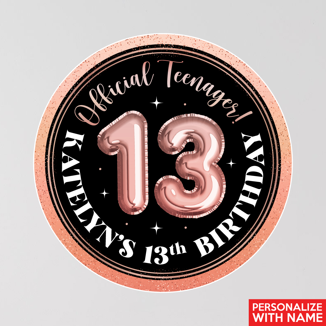 Official Teenager Girl Personalized 12