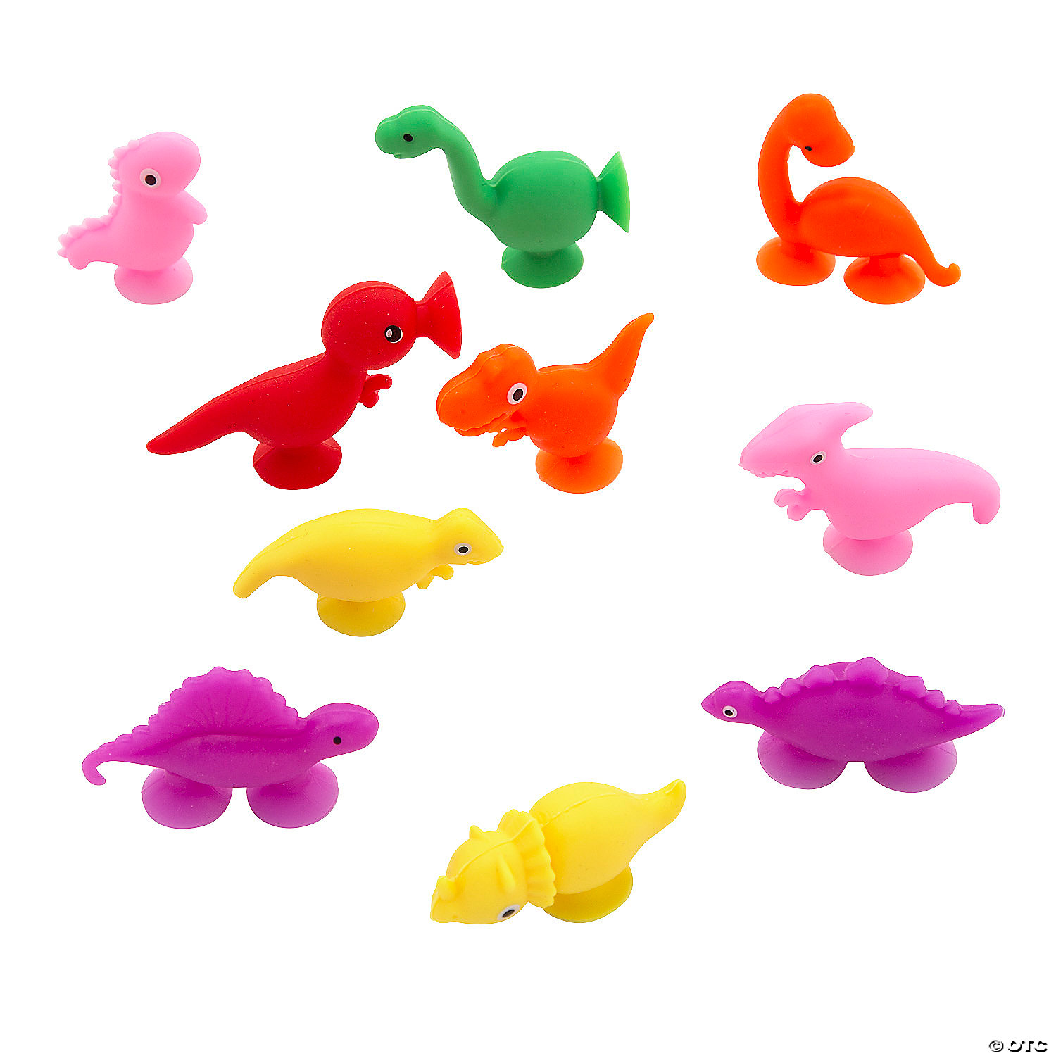 Suction Cup Dinosaur Toys 24 Pk Party