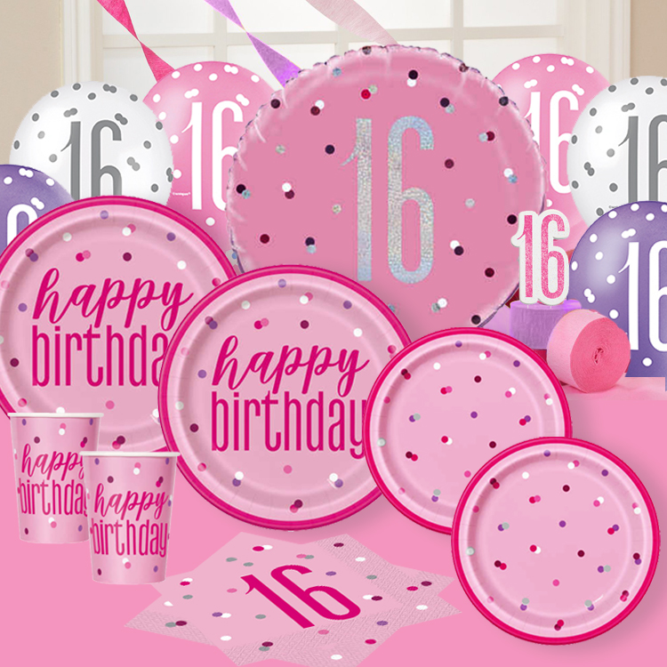 Sweet 16 Sixteen Birthday Party Supplies Party Supplies Canada Open A Party - 24 personalised roblox birthday party bag thank you sweet