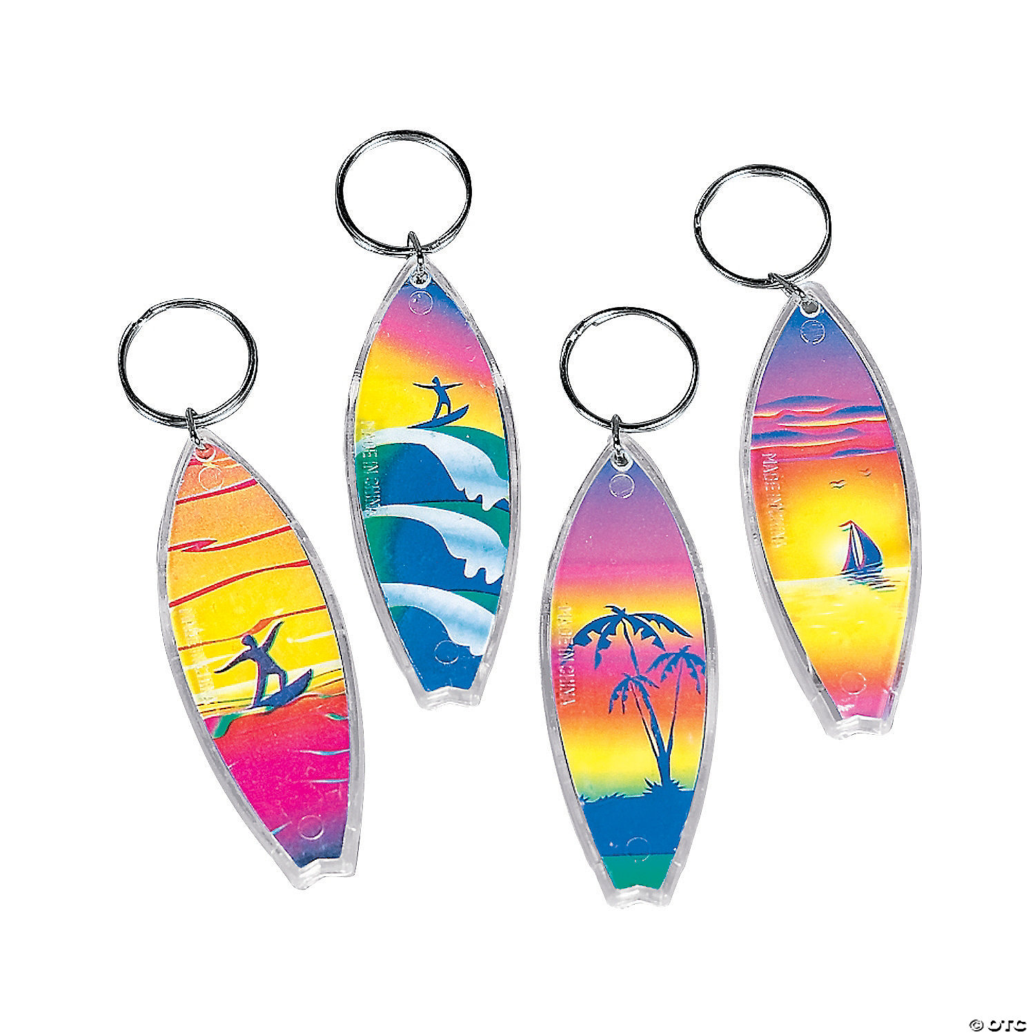 SurfBoard Keychains - 12 Pk