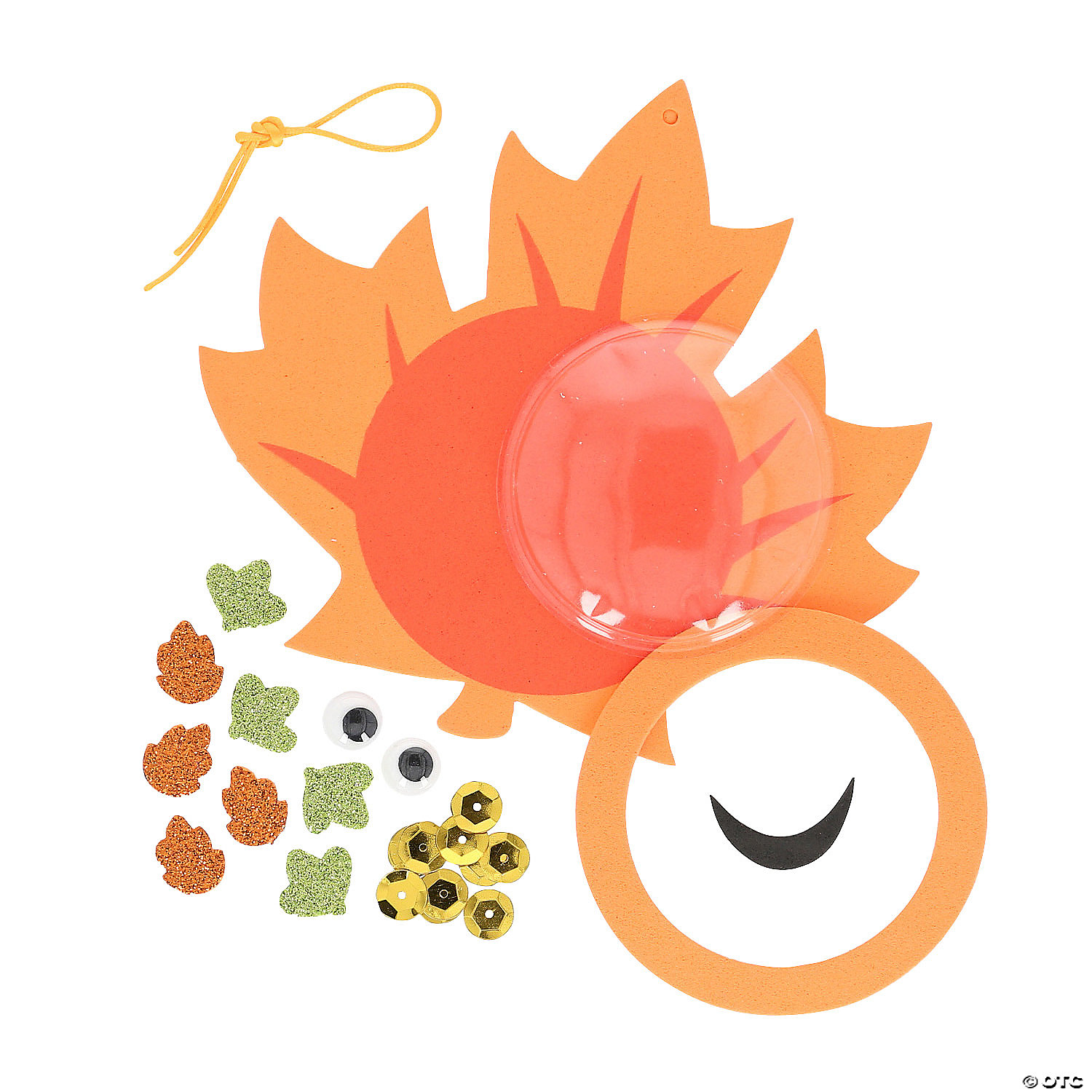 Fall Leaf Shaker Ornament Craft Kit