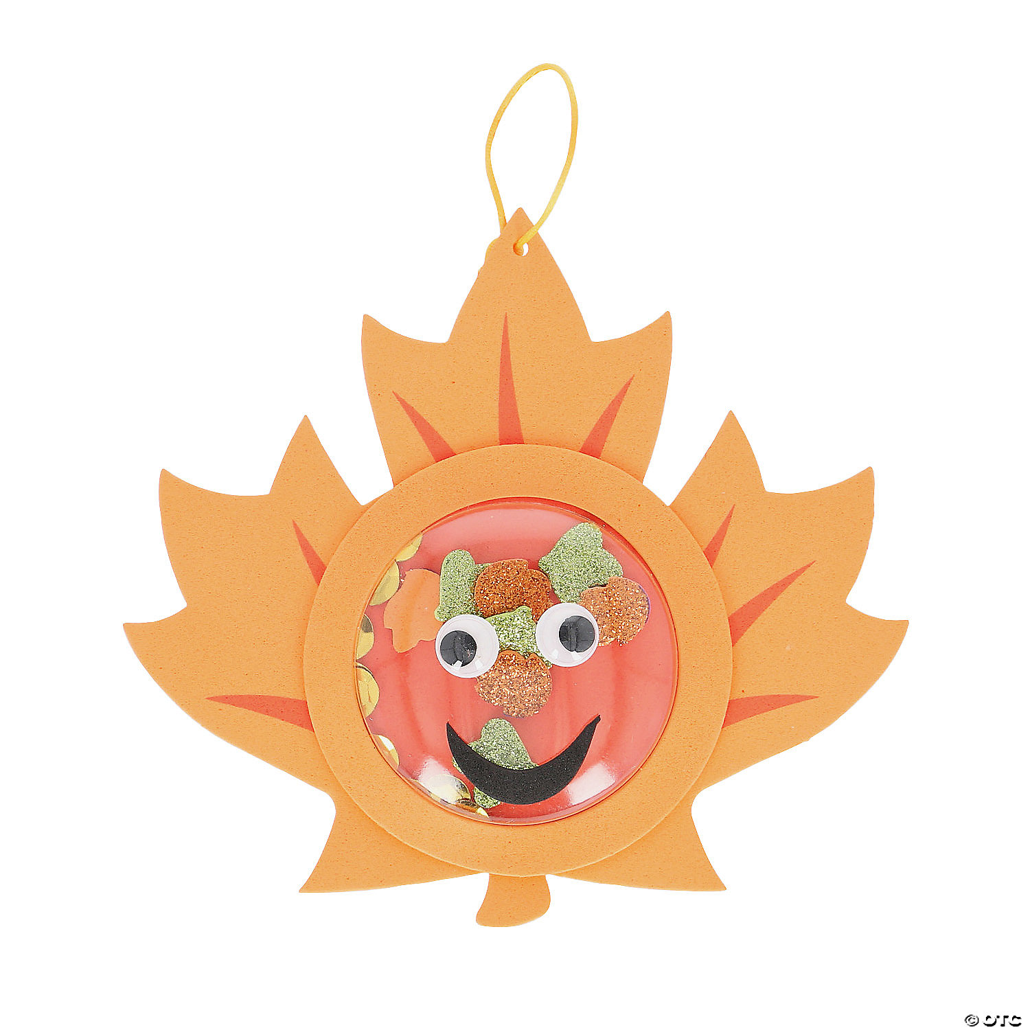 Fall Leaf Shaker Ornament Craft Kit