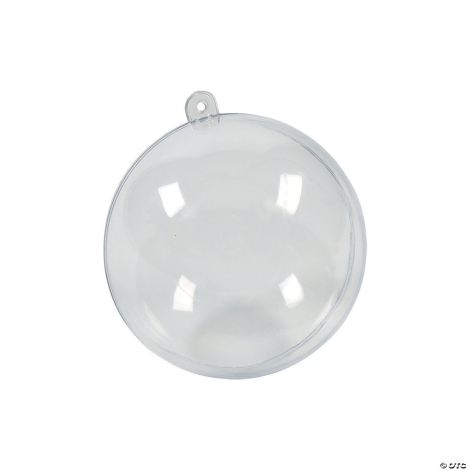 DIY Clear Medium Ornaments-12Pk