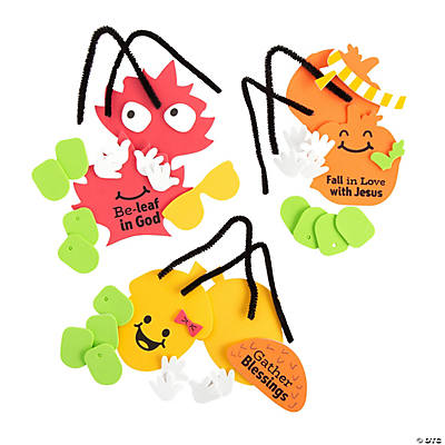3D Fall Faith Stand-Up Craft Kit - 12Pk