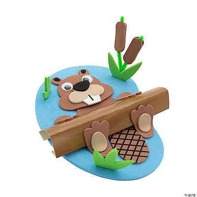 Woodland 3D Floating Beaver Craft Kit