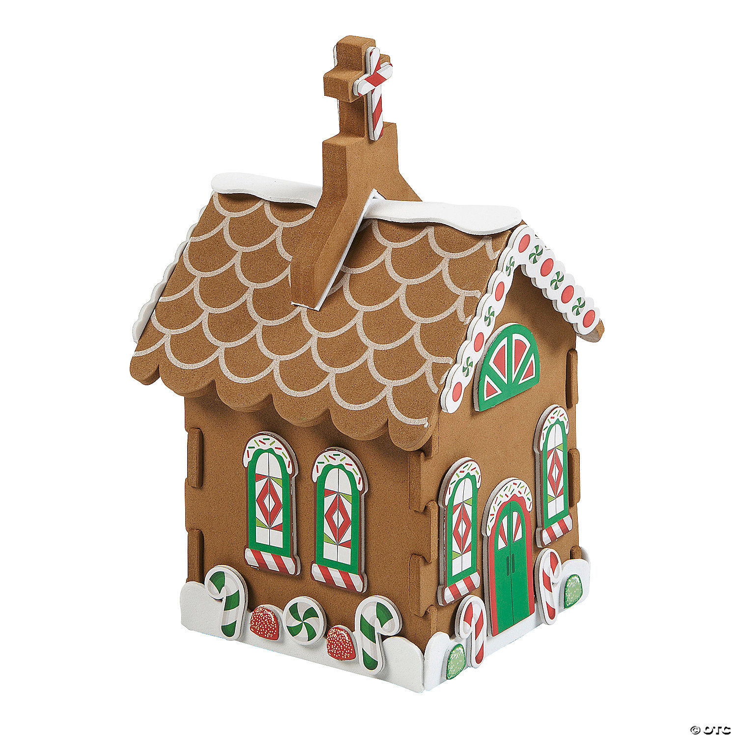 Gingerbread 3D Church Foam Craft Kit