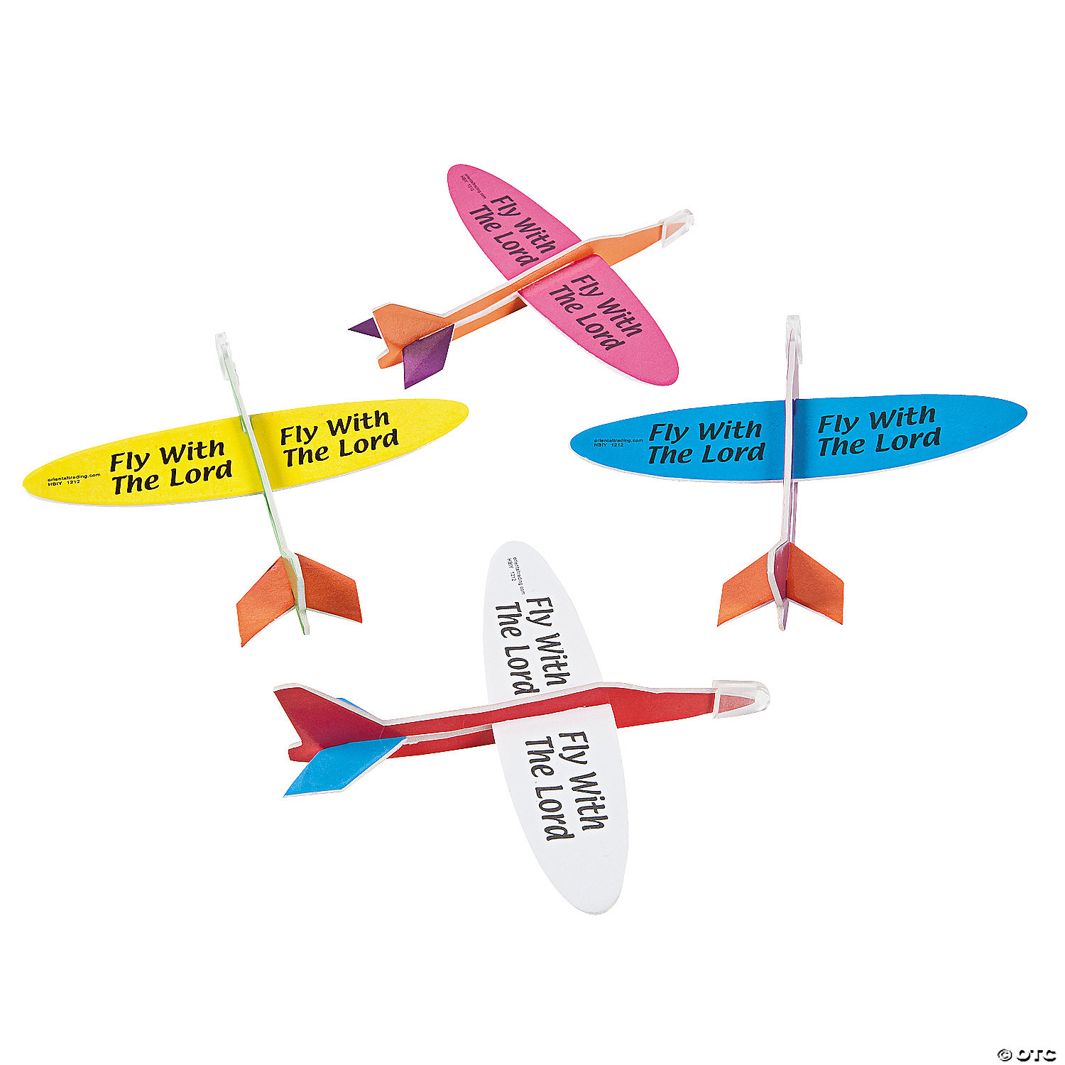 Foam Religious Gliders - 48pk