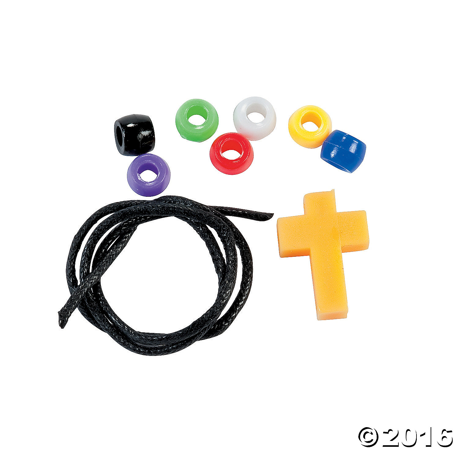 Beaded Faith Cross Jewelry Craft Kits - Makes 12