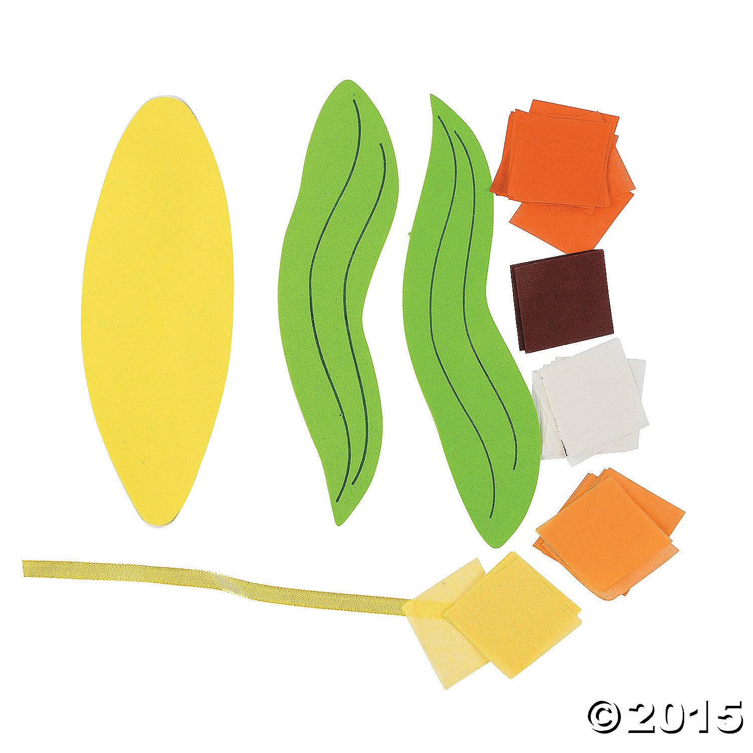 Festive Fall Corn Craft Kit 12 Pk Party Supplies Canada - Open A Party