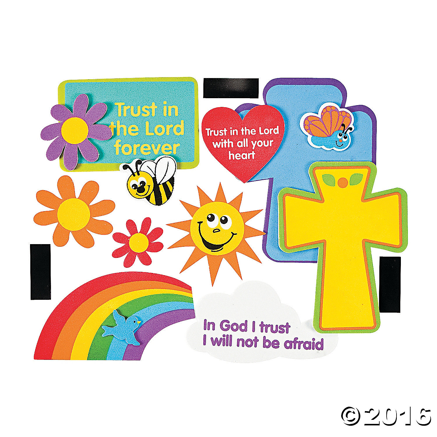 Trust in the Lord Magnet Craft Kit - Makes 12 Party Supplies Canada ...