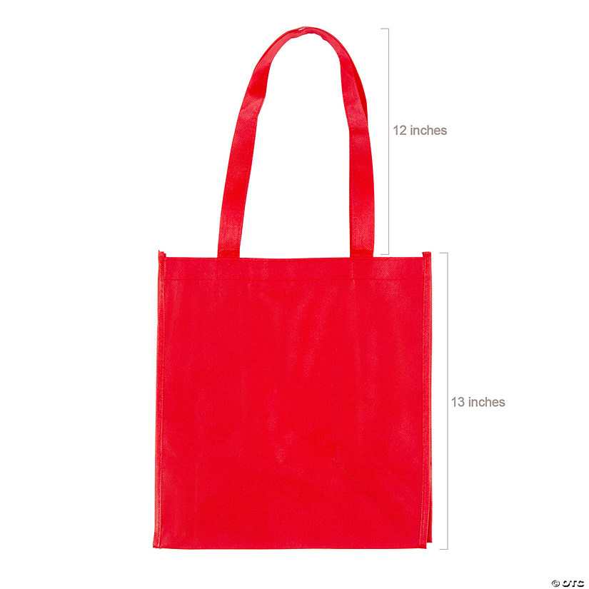 Bulk Primary Colour Shopping Tote Bags- Includes 50 Bags