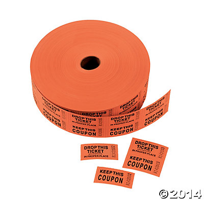ticket rolls party supplies canada open a party personalized raffle ticket roll
