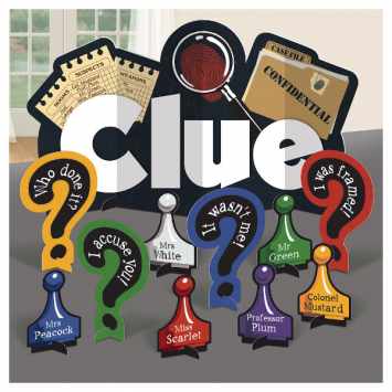 Party Decorations Party Supplies Clue Game Giant Customizable