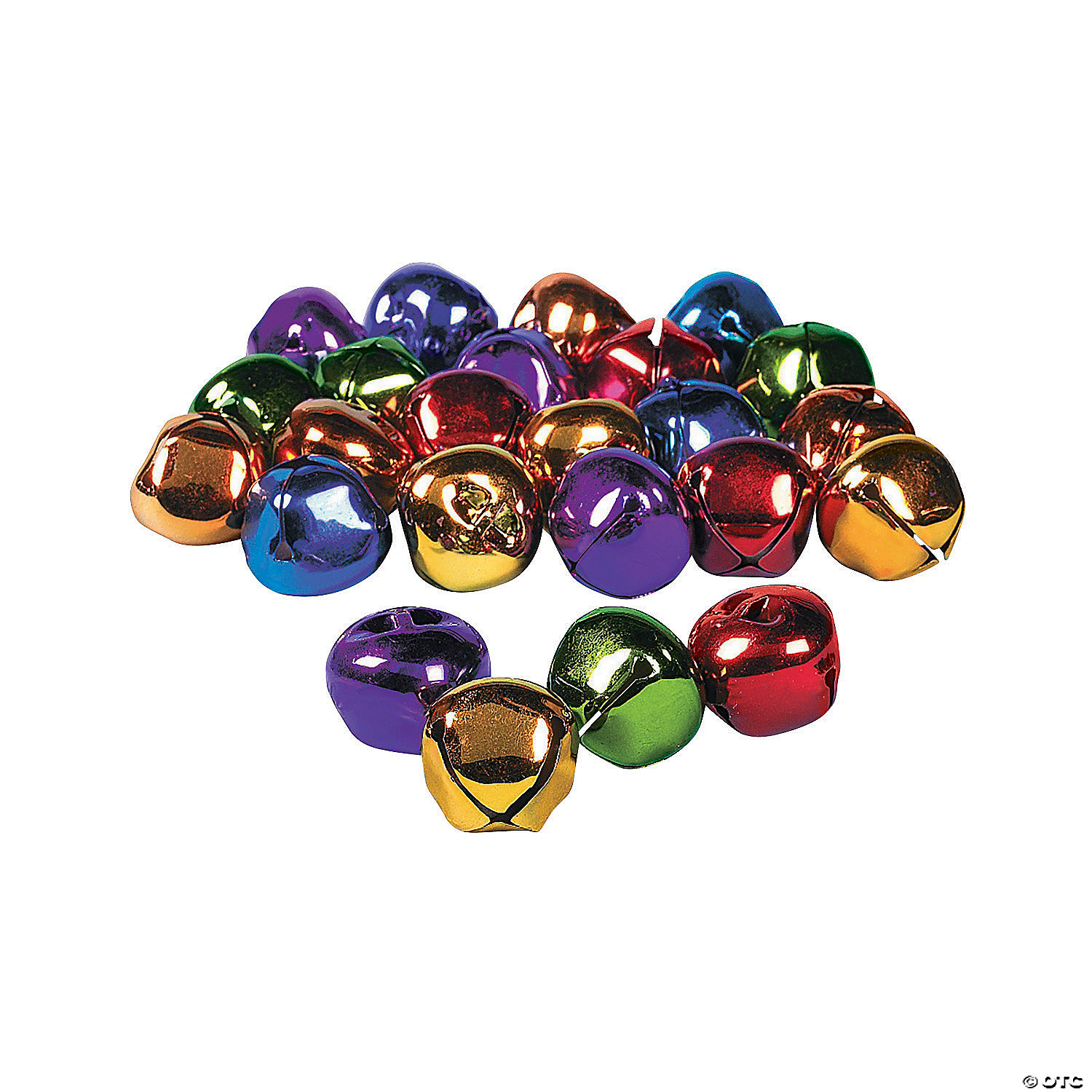 Jumbo Rainbow Jingle Bells - 24Pk