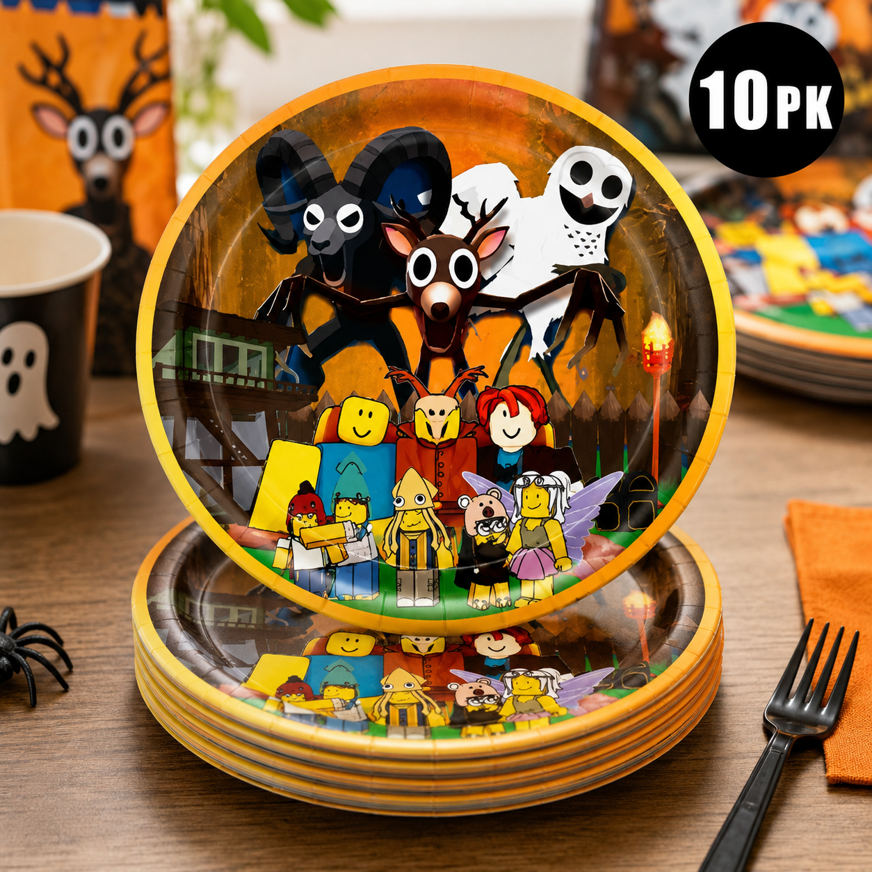 Roblox 99 Nights Dessert Plates - 10 Pack