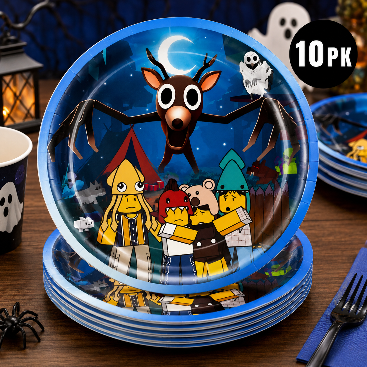 Roblox 99 Nights Dinner Plates - 10 Pack