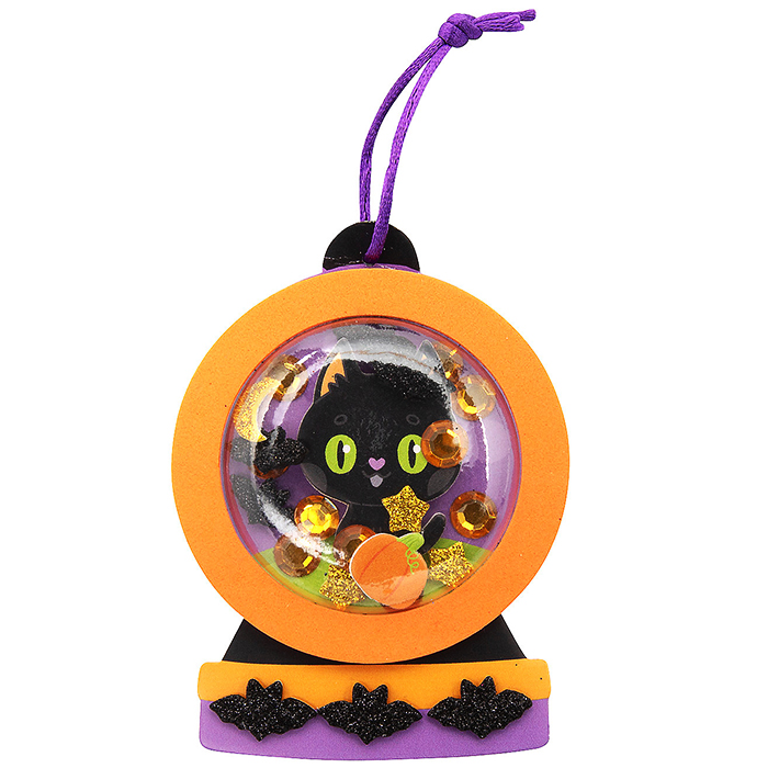 Halloween Black Cat Shaker Scene Craft Kit