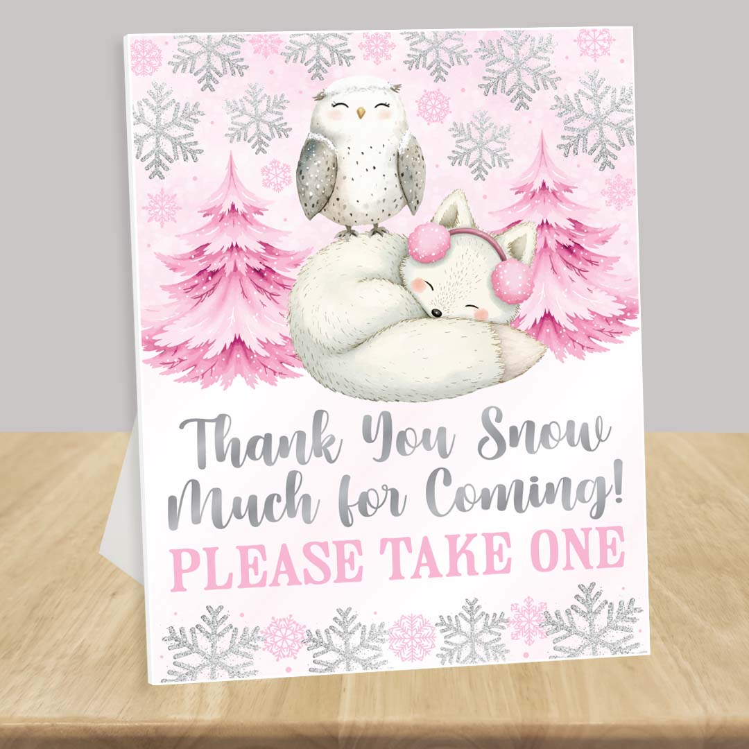 Baby it's Cold Outside Pink 14