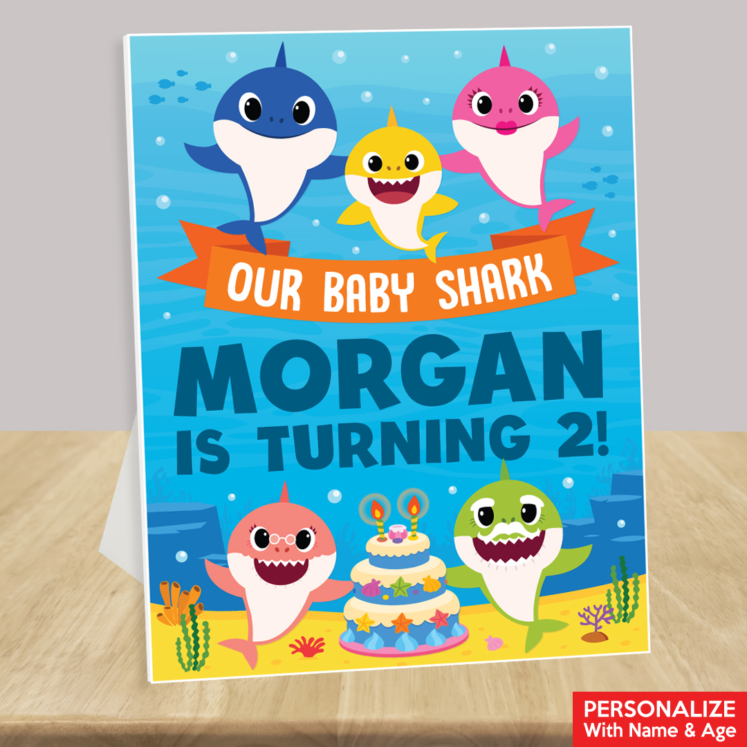 Baby Shark Birthday Party Supplies - Party Supplies Canada - Open A Party