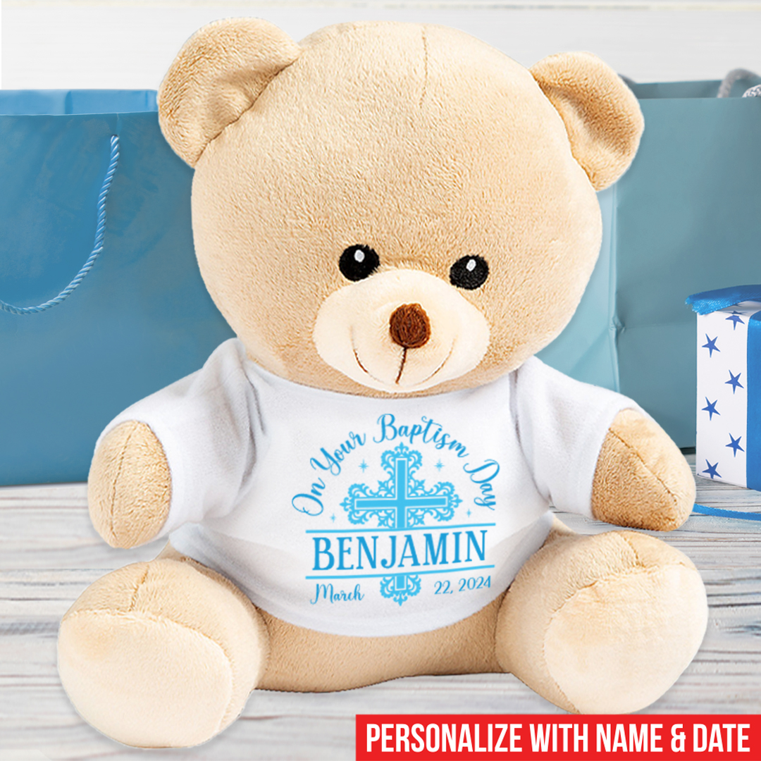 Personalized Baptism Blue 10