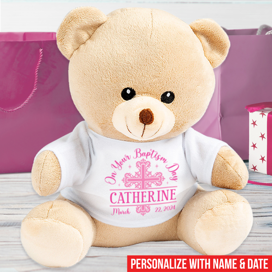 Personalized Baptism Pink 10
