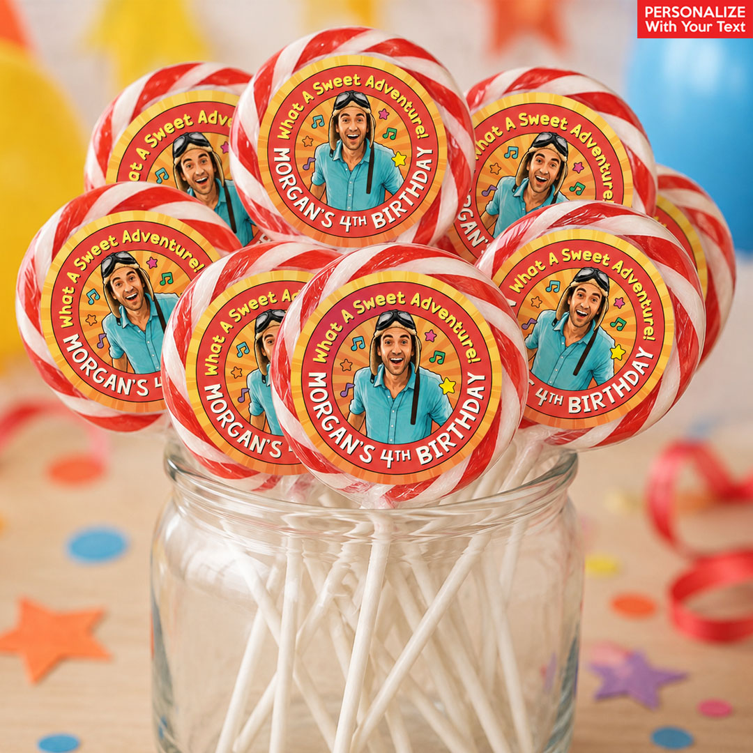 Danny Go PERSONALIZED Lollipops - 12 Pk