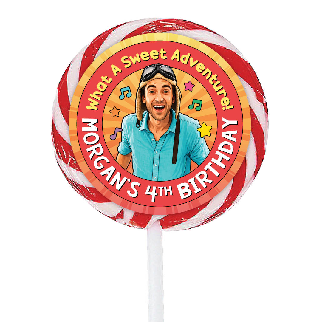 Danny Go PERSONALIZED Lollipops - 12 Pk