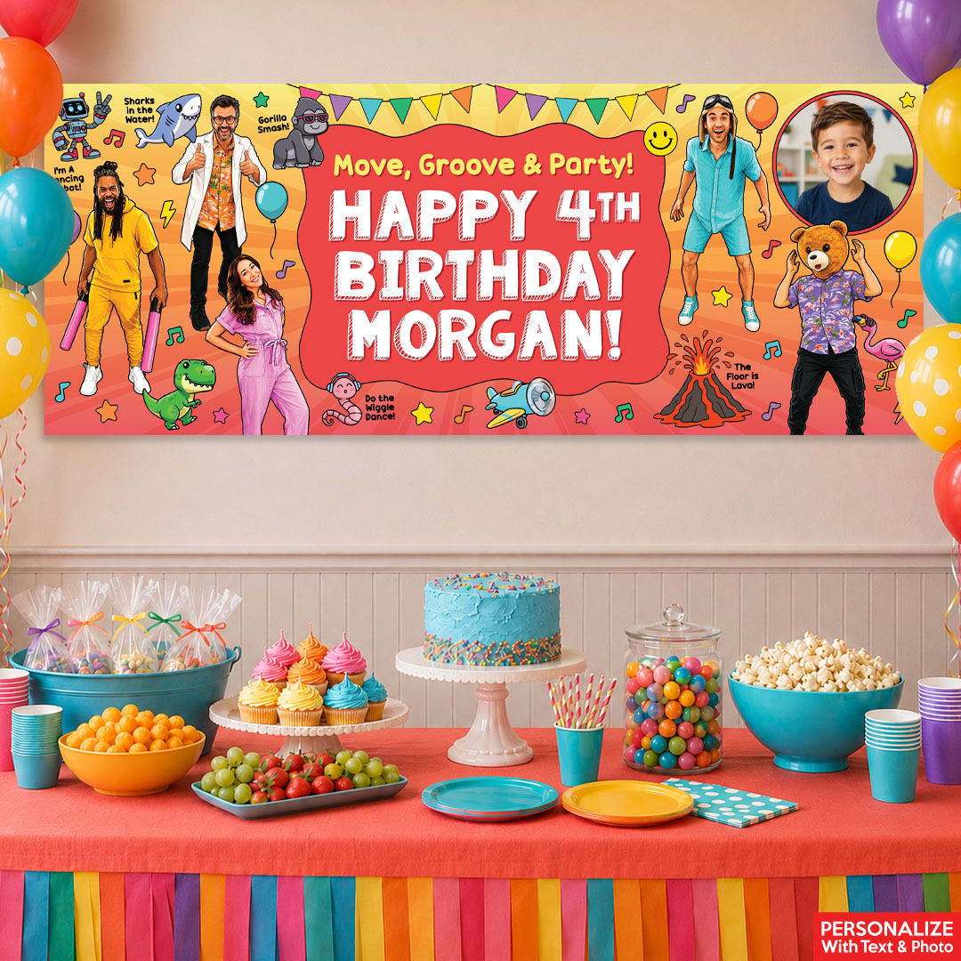 Danny Go PHOTO PERSONALIZED Giant Vinyl Keepsake Banner